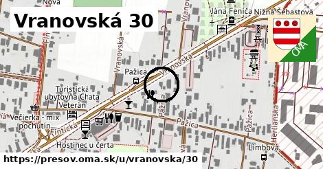 Vranovská 30, Prešov