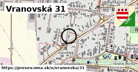 Vranovská 31, Prešov