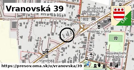 Vranovská 39, Prešov