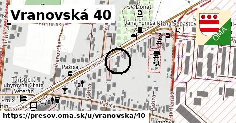 Vranovská 40, Prešov