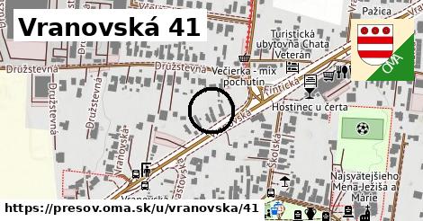 Vranovská 41, Prešov