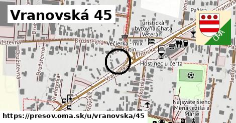 Vranovská 45, Prešov