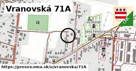 Vranovská 71A, Prešov