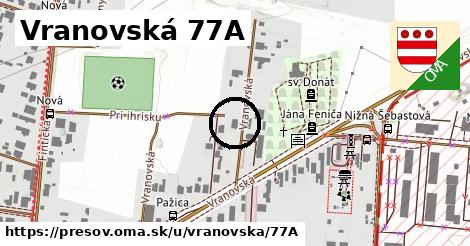 Vranovská 77A, Prešov