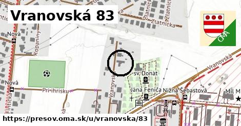 Vranovská 83, Prešov