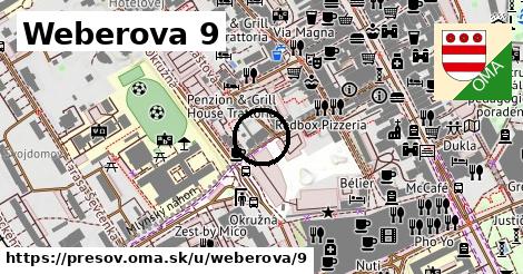 Weberova 9, Prešov