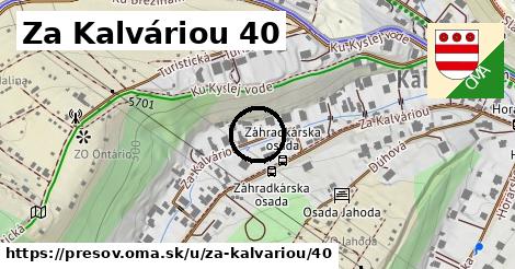 Za Kalváriou 40, Prešov