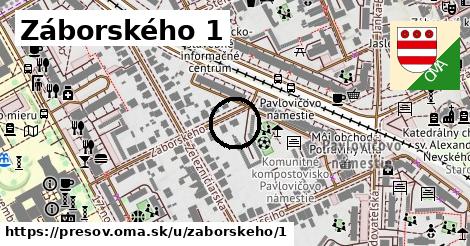 Záborského 1, Prešov