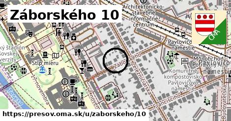 Záborského 10, Prešov