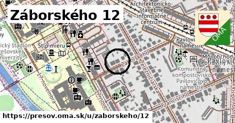 Záborského 12, Prešov