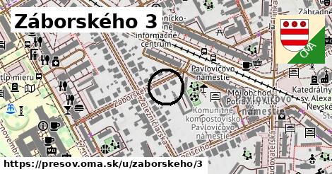 Záborského 3, Prešov