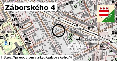 Záborského 4, Prešov
