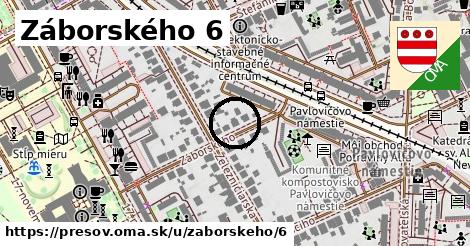 Záborského 6, Prešov