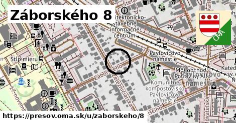 Záborského 8, Prešov