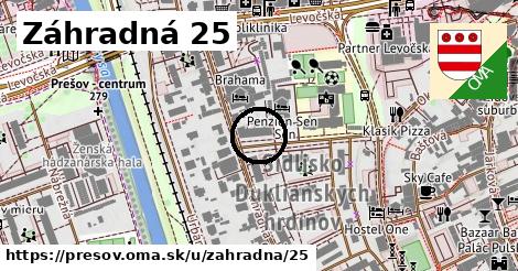 Záhradná 25, Prešov