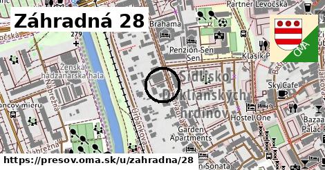 Záhradná 28, Prešov