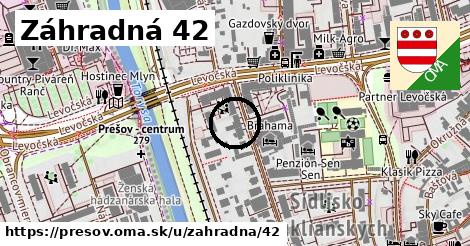 Záhradná 42, Prešov