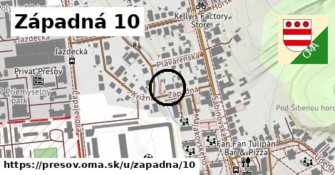 Západná 10, Prešov