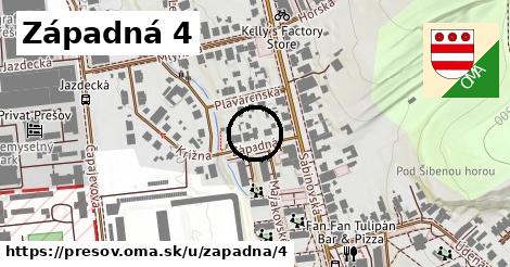 Západná 4, Prešov