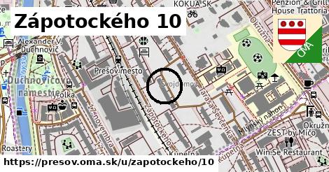 Zápotockého 10, Prešov