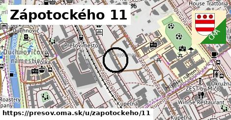 Zápotockého 11, Prešov