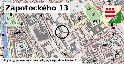 Zápotockého 13, Prešov