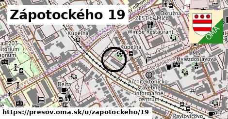Zápotockého 19, Prešov