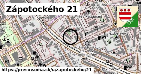 Zápotockého 21, Prešov