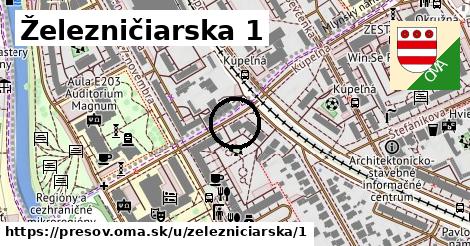 Železničiarska 1, Prešov