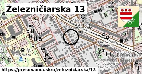 Železničiarska 13, Prešov