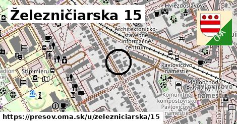 Železničiarska 15, Prešov