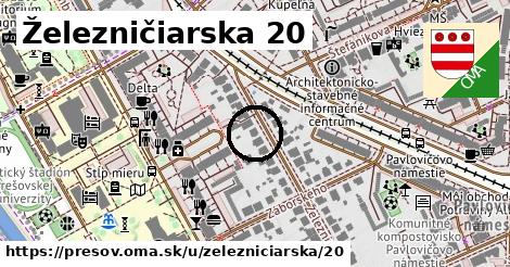 Železničiarska 20, Prešov