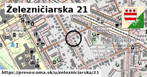 Železničiarska 21, Prešov