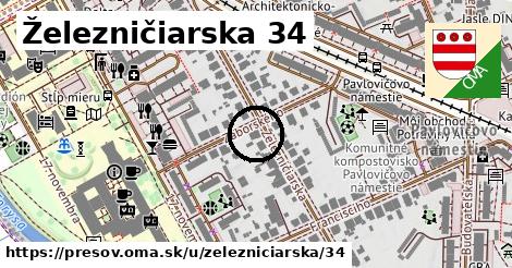 Železničiarska 34, Prešov