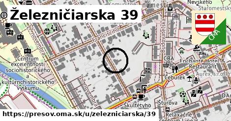 Železničiarska 39, Prešov