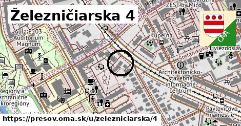 Železničiarska 4, Prešov