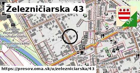 Železničiarska 43, Prešov