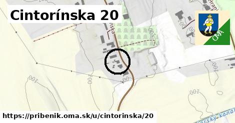 Cintorínska 20, Pribeník