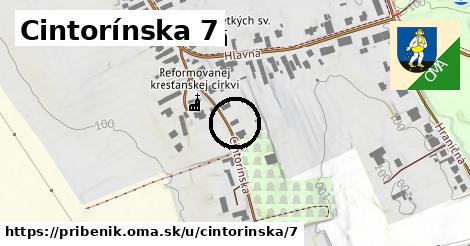 Cintorínska 7, Pribeník