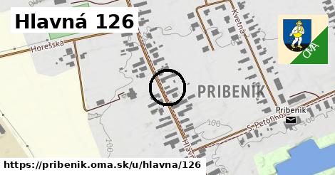 Hlavná 126, Pribeník