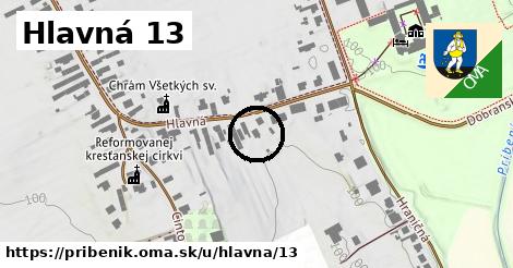 Hlavná 13, Pribeník