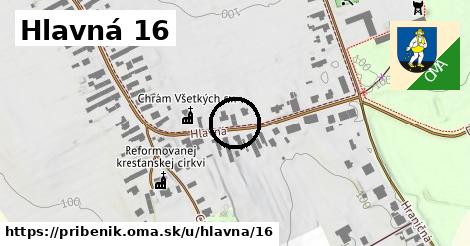 Hlavná 16, Pribeník