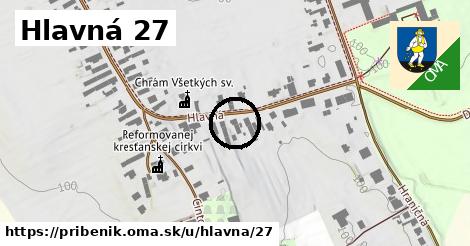 Hlavná 27, Pribeník