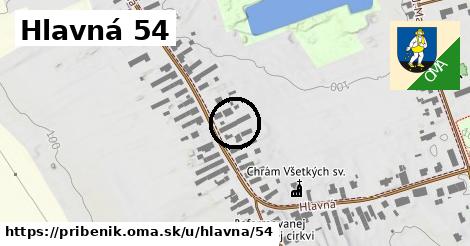 Hlavná 54, Pribeník