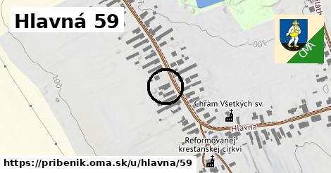 Hlavná 59, Pribeník