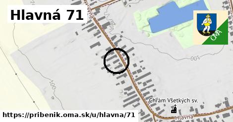 Hlavná 71, Pribeník