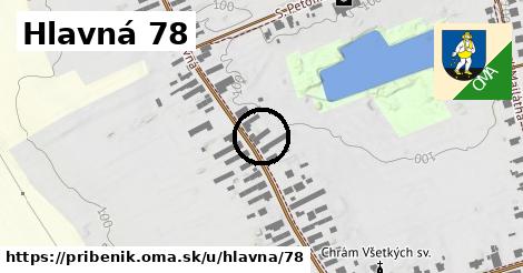 Hlavná 78, Pribeník