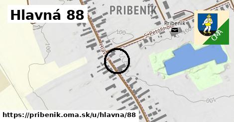 Hlavná 88, Pribeník