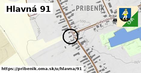 Hlavná 91, Pribeník