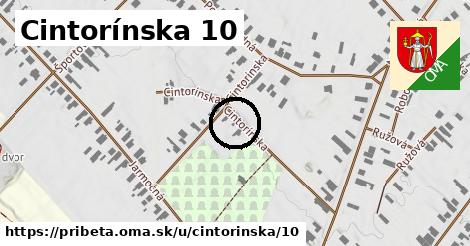 Cintorínska 10, Pribeta